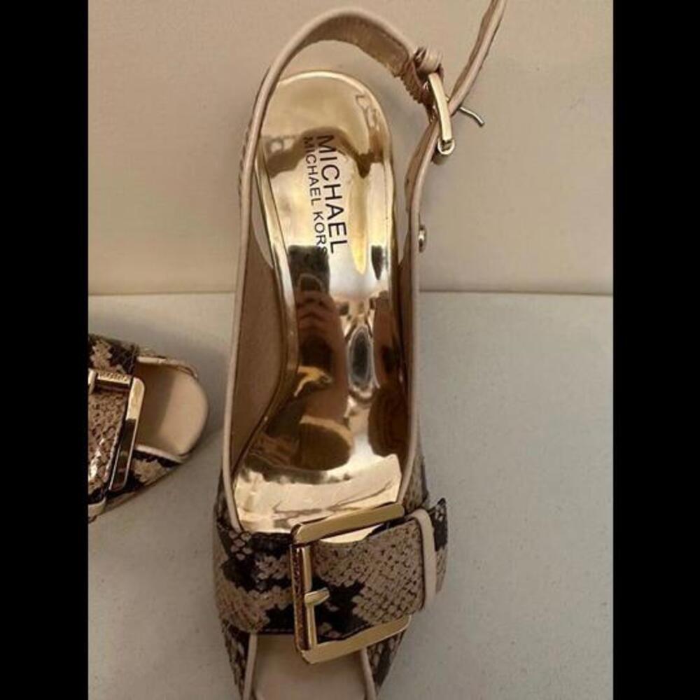 Step up your shoe game with Michael Kors' stunning snakeskin heels - Picture 4 of 4